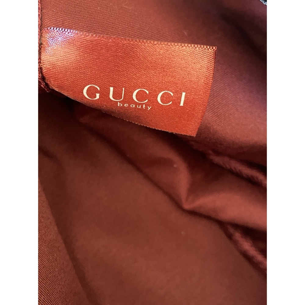 New GUCCI Black Beauty Makeup Pouch Bag Gucci Beauty Collection GWP - Picture 3 of 4
